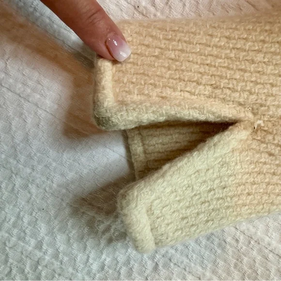 Double breasted pea coat can be worn with or without belt. Fits smaller- 2-4 - Picture 8 of 9